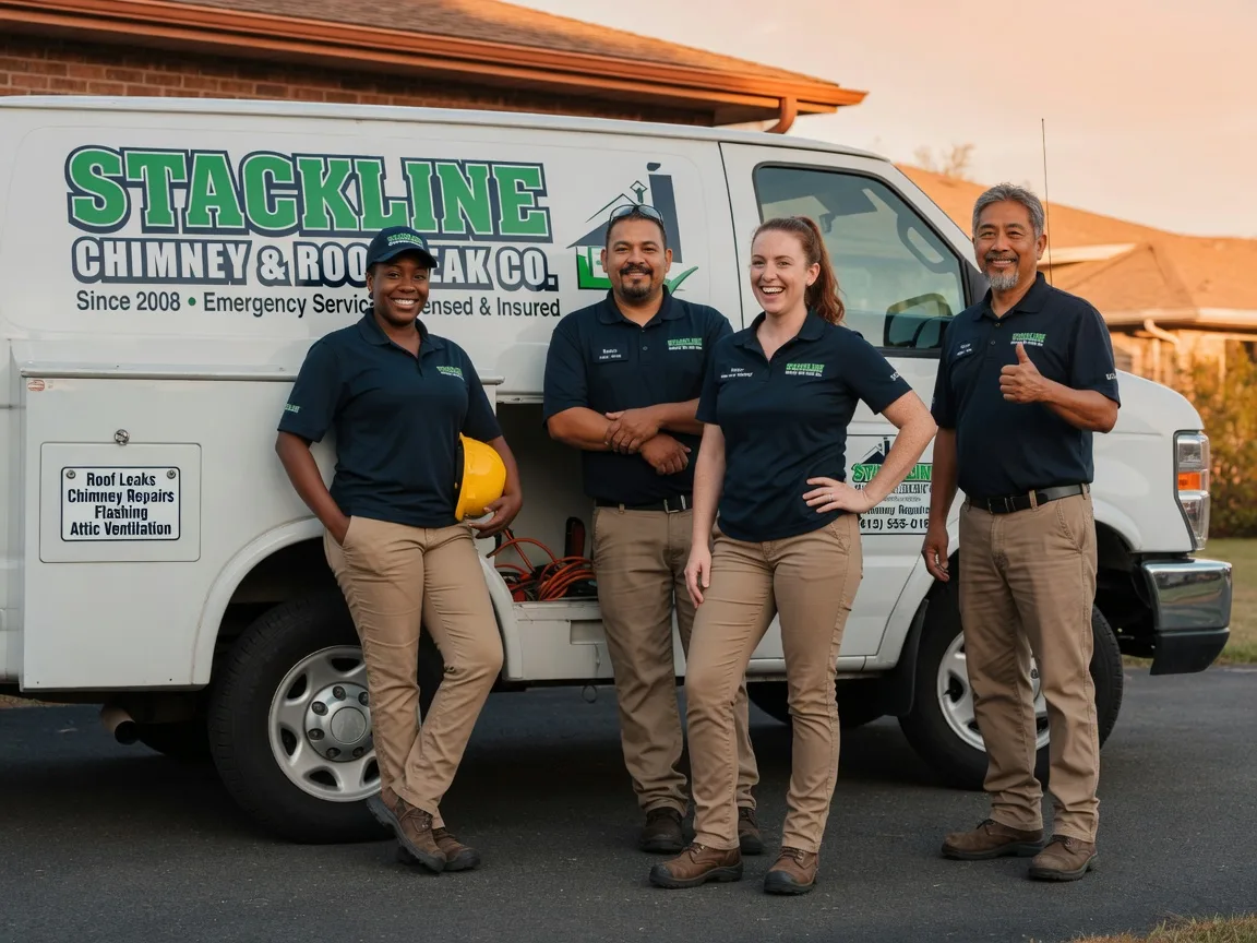Chimney flashing repair company in Saint John, WA